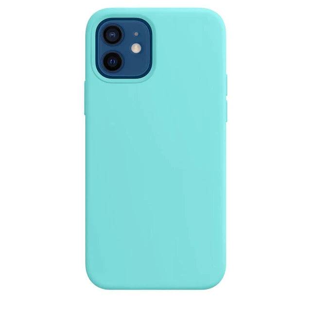 Luxury Original Silicone Case For Apple iPhone 11 12 13 14 15 Pro Max Official Case For iPhone 11 12 X XS XR 13 14 Pro Cover