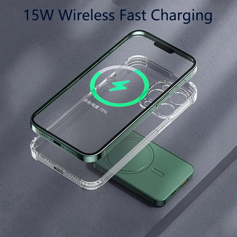 Magnetic Wireless Power Bank 30000mAh 22.5W Fast Charging External Battery Charger for Huawei Samsung iPhone 12 PD 20W Powerbank