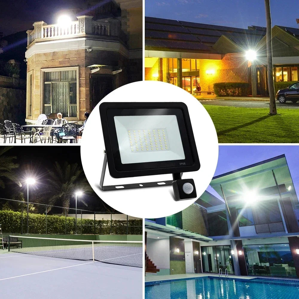 LED PIR Motion Sensor Floodlight