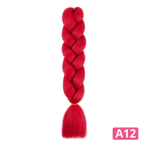 Colorful Hair for Braids Synthetic Braiding Hair Extensions for Girls Jumbo Braid Hair for Crochet Box Expression Braiding Hair