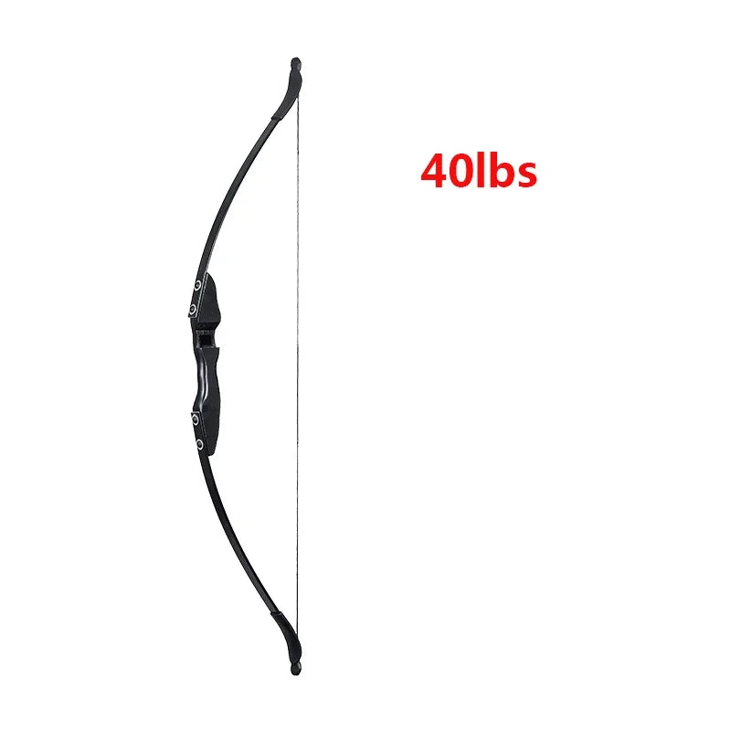 1pc Archery Recurve Bow Take-Down Straight Draw Bow For Children Adults Beginner Shooting Practise Hunting Game Accessories