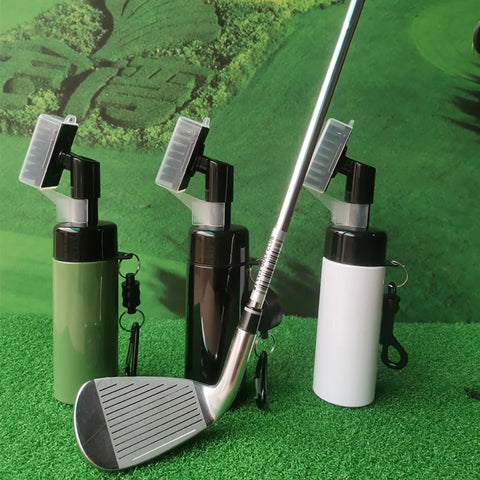 Golf Club Groove Cleaner Brush With Leakproof Spray Bottle Automatic Water Professional Golf Cleaning Kit Portable Golf Tools