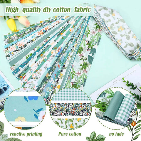 Cotton Craft Fabric Cloths Sewing Scrapbook Artcraft Fabric Textile Patchwork 40Pcs Handicraft Quilting Needlework Handmade DIY