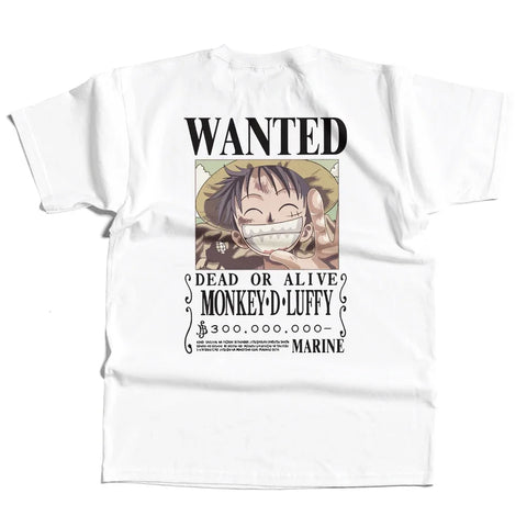 Japanese Anime One Piece Luffy Printed T Shirt For Men