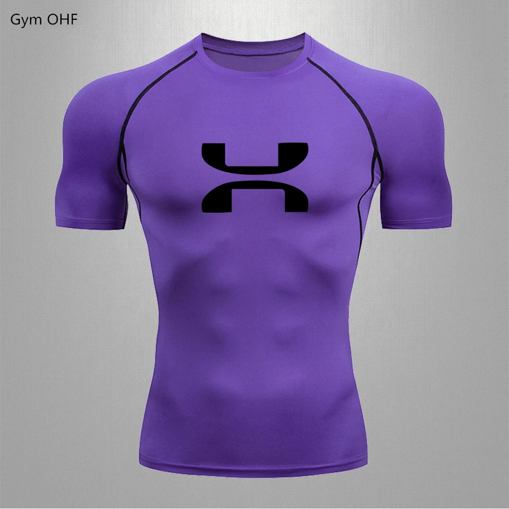 Quick Dry Men Tshirt Short Sleeve Gym Jerseys