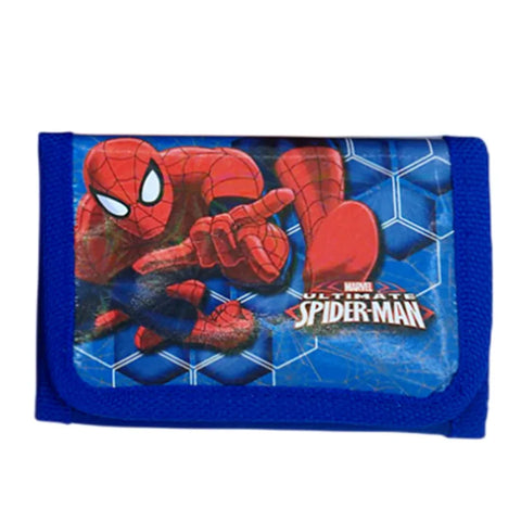 Random one Disney Avengers Spiderman kids Wallet Avengers Mickey Anime Figure Wallet Card Bag Coin Purse Children Boys Gift Toy