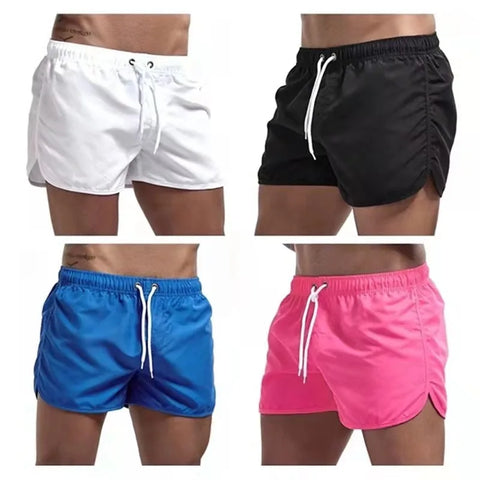 2024 Men's Swim Shorts Summer Colorful Swimwear Man Swimsuit Swimming Trunks Sexy Beach Shorts Surf Board Male Clothing Pants