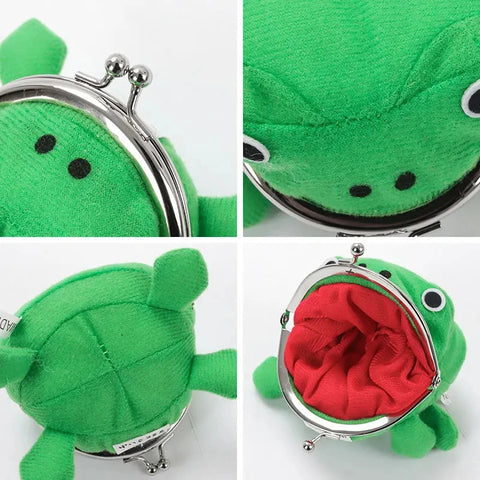 Naruto Frog Wallet Japanese Anime Frog Cute Wallet Cosplay Ninja Coin Purse Small Bag Holder