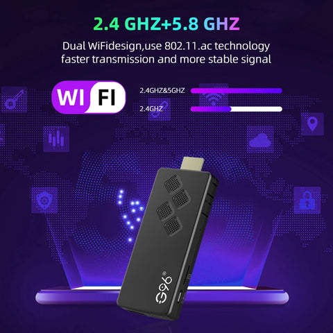 G96 high-performance android 13.0 4k  smart TV Stick ATV H313 2GB RAM 16GB ROM Q2 infrared remote control tv stick Dual Wifi