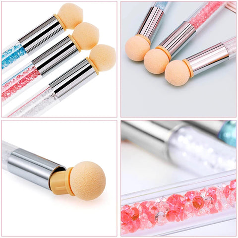 Brush Glitter Powder Dotting Pen For Manicure Accessories Tools