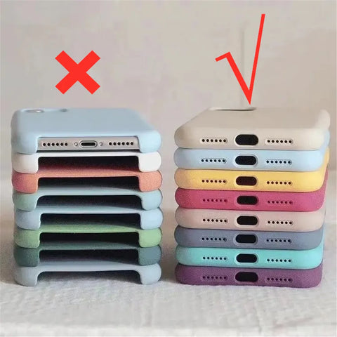 Original Official Silicone Case For Apple iPhone