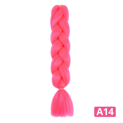 Colorful Hair for Braids Synthetic Braiding Hair Extensions for Girls Jumbo Braid Hair for Crochet Box Expression Braiding Hair