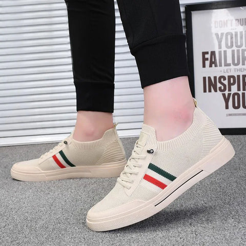 Mens Canvas Shoes Breathable Casual Sneakers for Male
