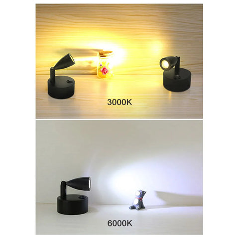 Portable LED Spot Lights for Jewelry Cabinet Lamp AAA Dry Battery