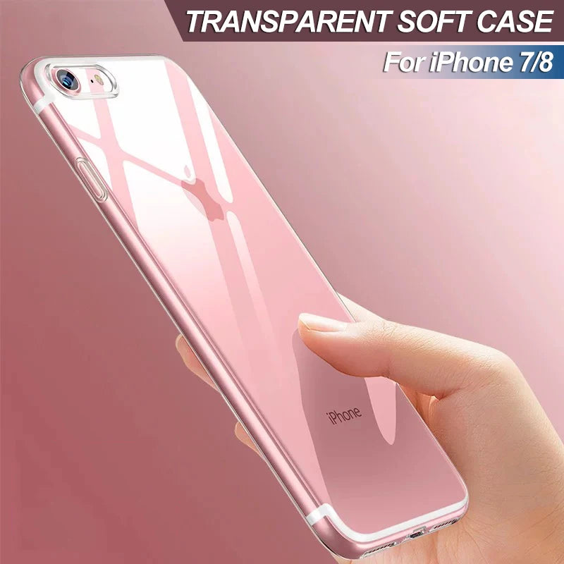 Transparent Protective Case For iPhone 7 8 Plus