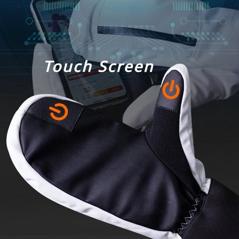 Touch Screen Thermal Thick Snow Gloves Men