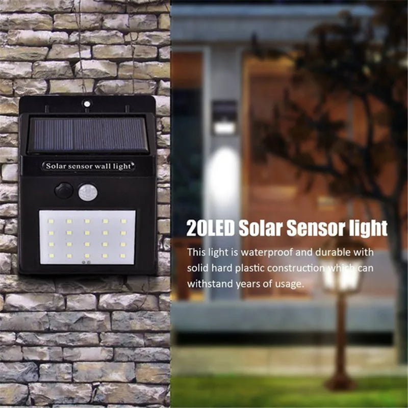 Solar Motion Sensor Wall Lights