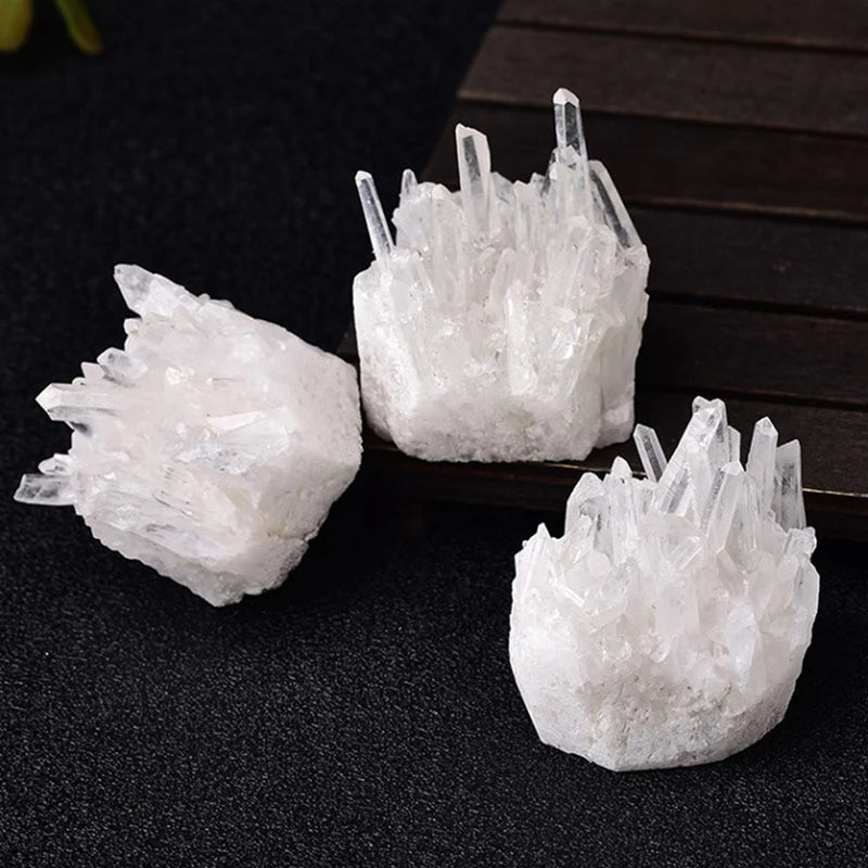 White Clear Healing Gemstone Home Decoration