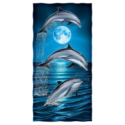 Ocean Animals Cotton Bath Towels