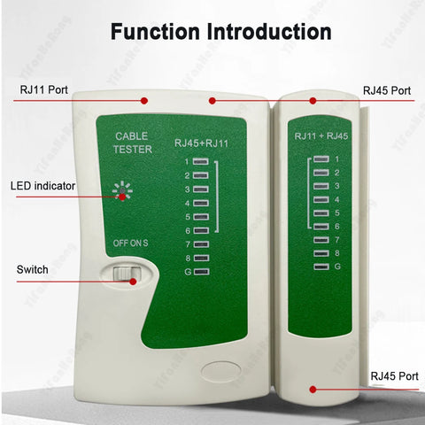 Network Cable Tester Cat5 Cat6 UTP LAN Cable