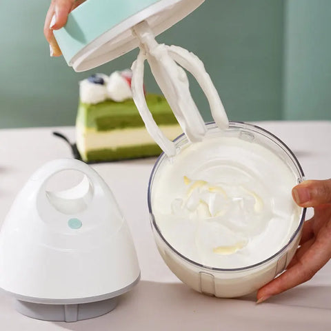 Electric Milk Frother Whipped Cream Mixer USB Rechargeable