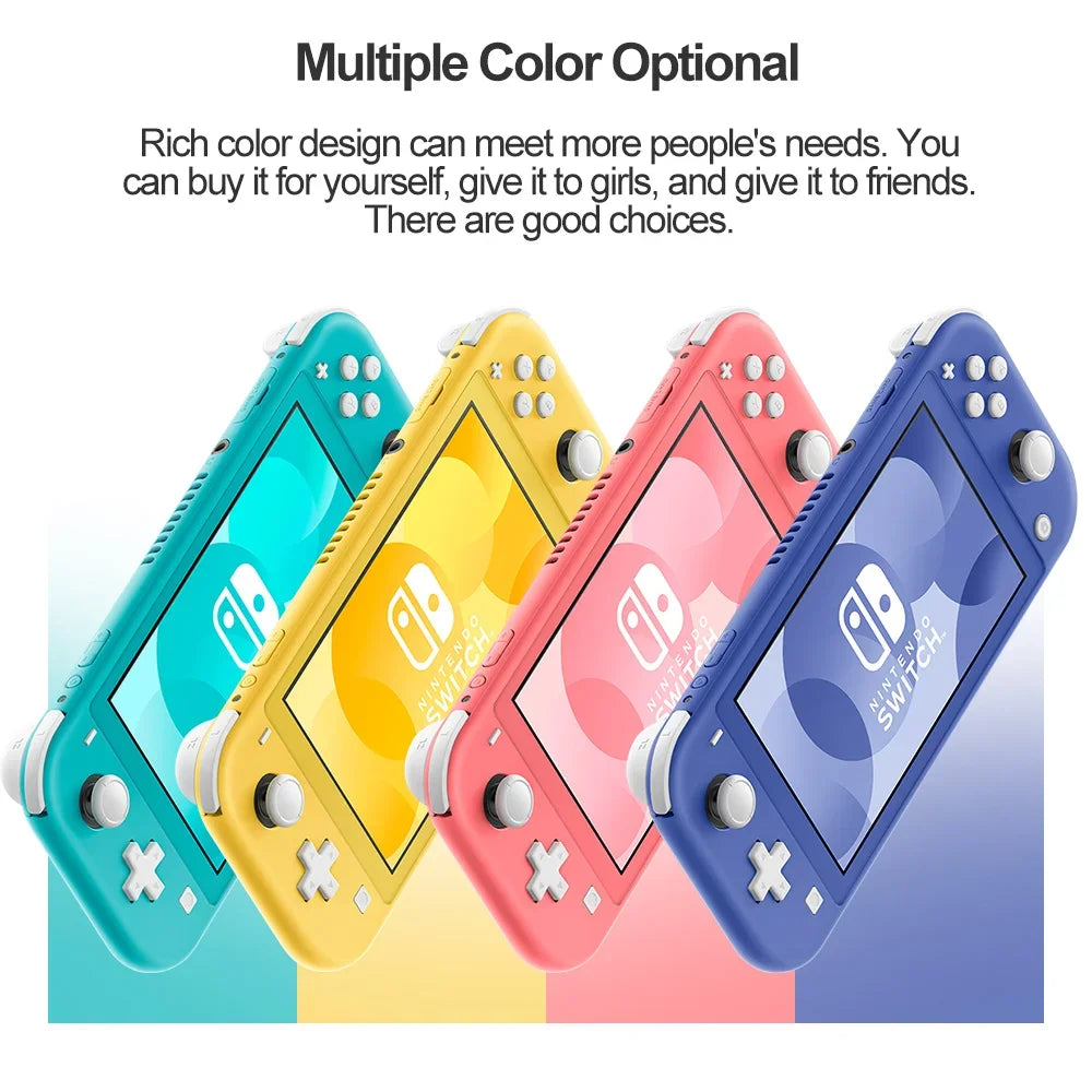 Nintendo Switch Lite Blue Game Console Multiple Color Optional 275g with 5.5 Inch LCD Touch Screen Lightweight and Portable