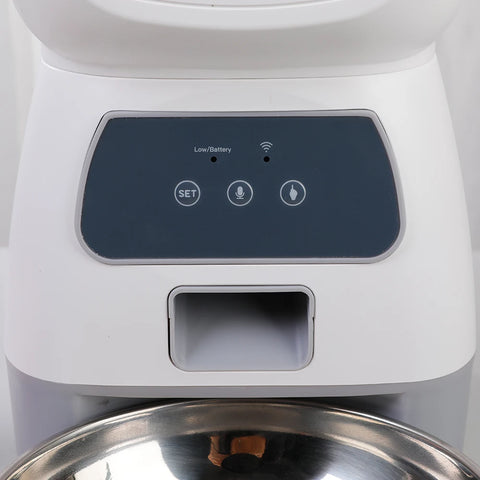 Automatic Pet Feeder For Cats WiFi Smart Swirl Slow Dog Feeder With Voice Recorder