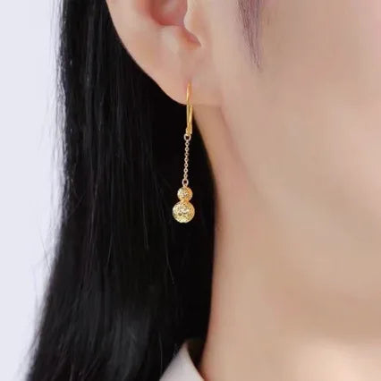 pure gold earrings for women