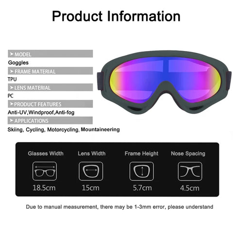 Skiing Goggles Cycling Motorcycle Windproof Goggles