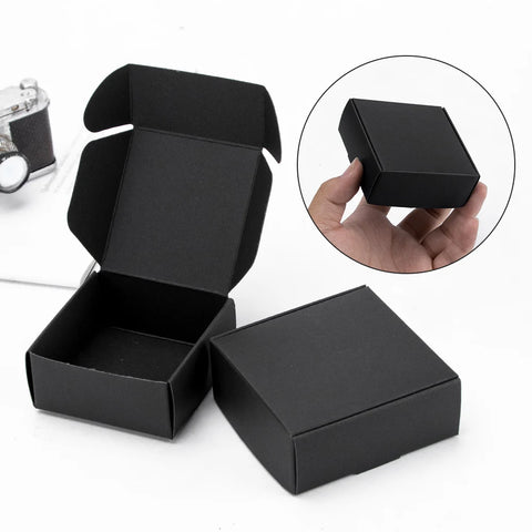 Black packaging carton gift box soap box