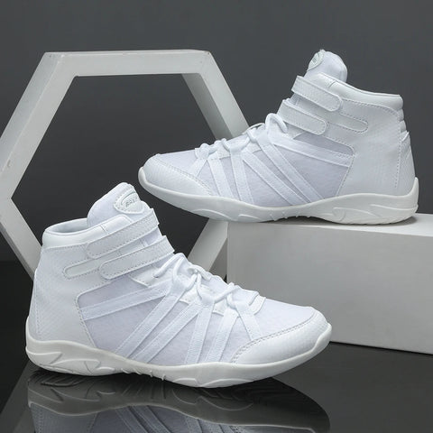 Boy's White High Top Cheerleading Shoes