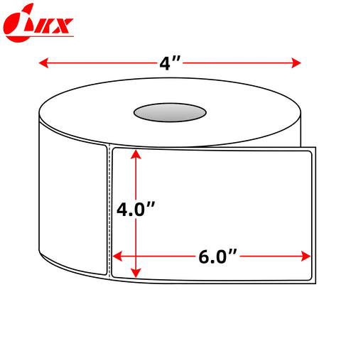 LKX 4x6 Inch Thermal Labels Printer Shipping Labels All-Purpose Label Paper Sticker Self-adhesive Waterproof Oil-Proof For 241BT