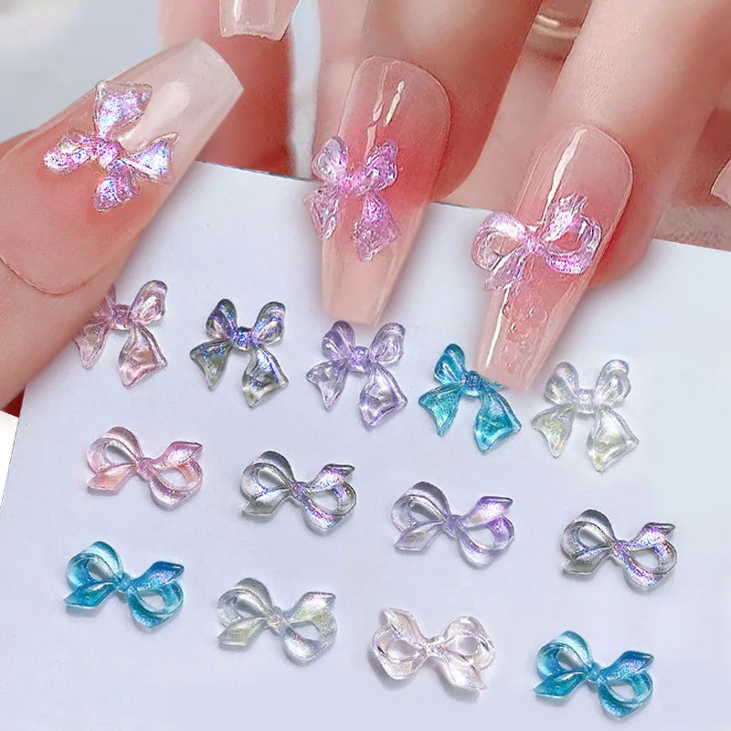 Heart Shaped Nail Charms For Art Flatback