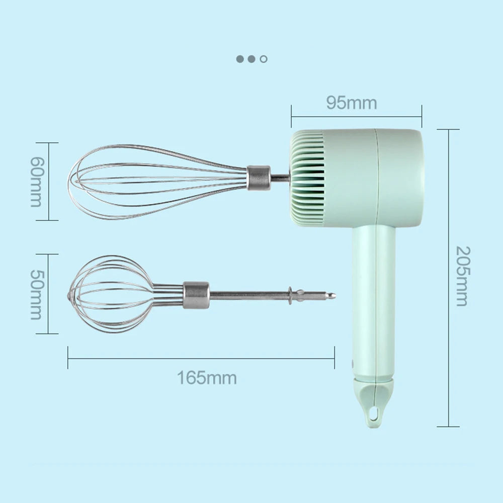 USB Electric Food Mixer Wireless Hand Blender