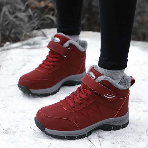 Men Top Quality Casual Snow Boots Waterproof Warm Winter Shoes