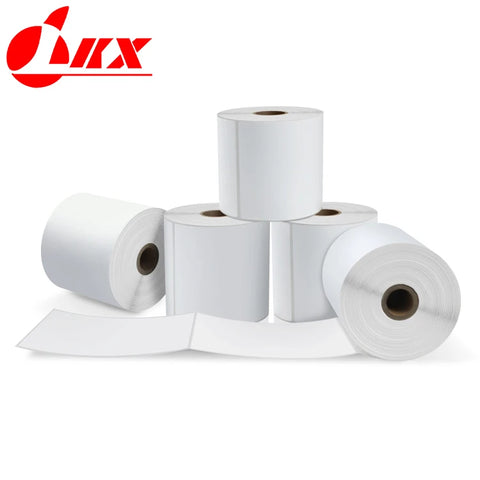 LKX 4x6 Inch Thermal Labels Printer Shipping Labels All-Purpose Label Paper Sticker Self-adhesive Waterproof Oil-Proof For 241BT