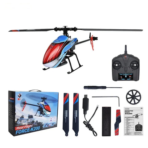 WLtoys RC Helicopters k200 K127 2.4Ghz 4CH 6-Aixs Gyroscope Fixed Height Single Blade Propellor Gyro Mini RC Toys For Kids Gift