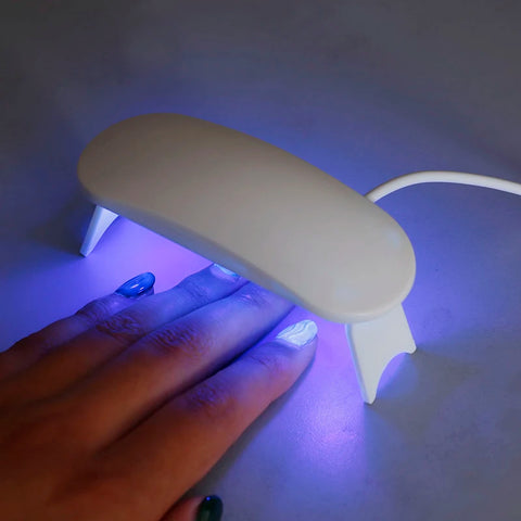 6W 80cm Mini UV Lamp USB Charging Gel Polish Curing Machine Nail Dryer 3 LEDS Egg Shape Lamp Nail Dryer