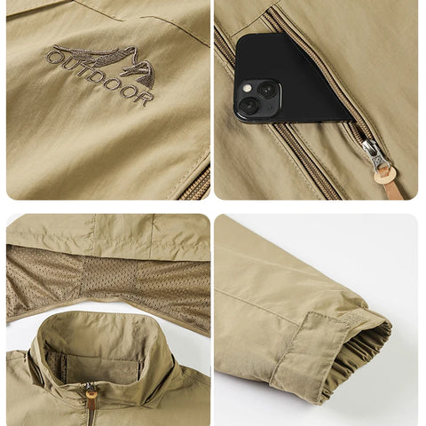 Waterproof Jackets For Men Outdoor Hiking