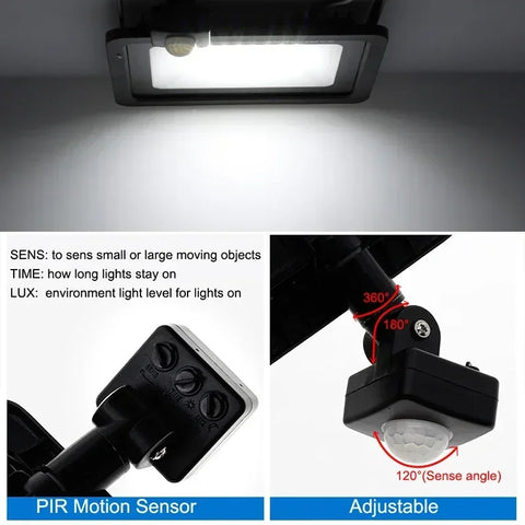 LED PIR Motion Sensor Floodlight