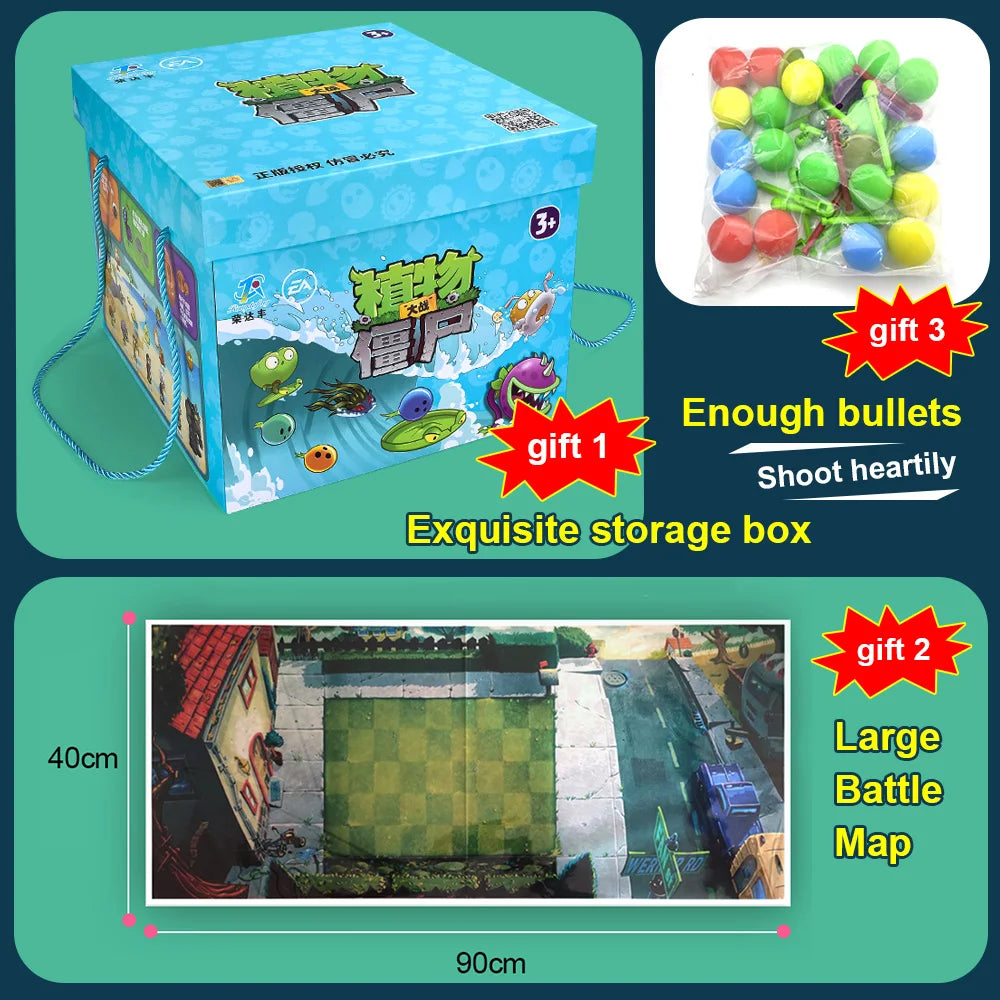 New Role PLANTS VS ZOMBIES 2 PVZ Toys Full Set Gift For Boys Box-packed Children's Dolls Action Figure Model Present Map