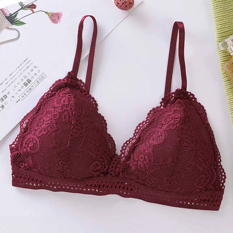 Beautiful Back Bra No Steel Ring Sling Strap Small Chest