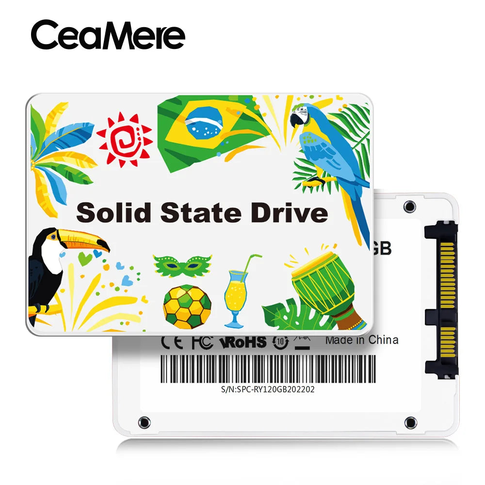 Brazil Style SSD 120GB 128GB SATAIII SSD 240GB256GB Internal Hard Drive 1TB 2TB 512GB 480GB Solid State Hard Disk 2.5 for Laptop