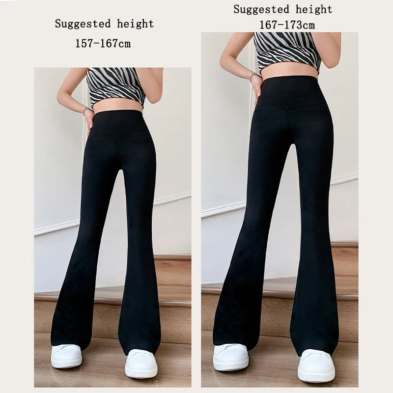 Women Flare Pants Skinny Leggings