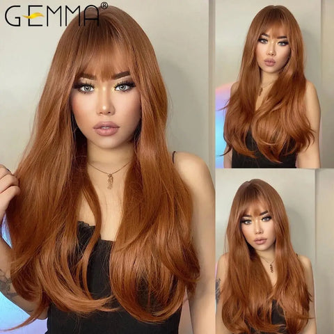 Long Straight Synthetic Wigs