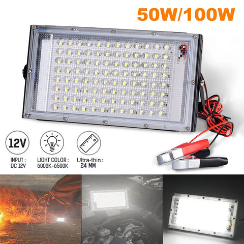 Waterproof Led White DC Flood Light Street Lamp