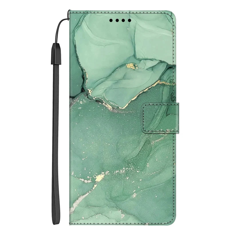 Marble Leather Case For iPhone