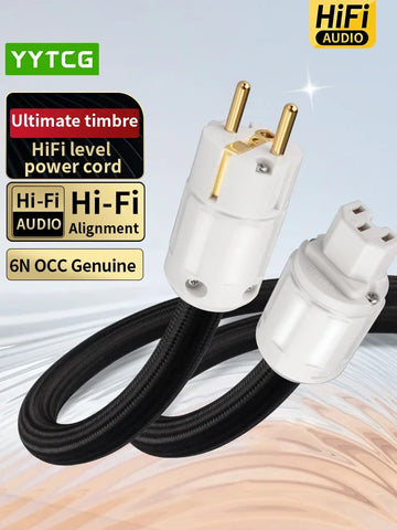 Hifi Power Cord High Quality Adapter Connector