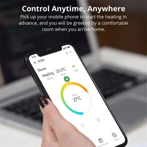 SONOFF Zigbee Thermostatic Radiator Valve TRV-ZB home temperature Smart Remote Control work with alexa google ZHA MQTT ewelink