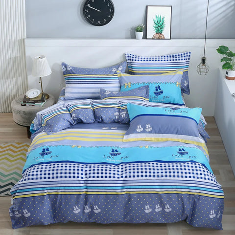 100% Pure Cotton 3PC Down Duvet Cover Set